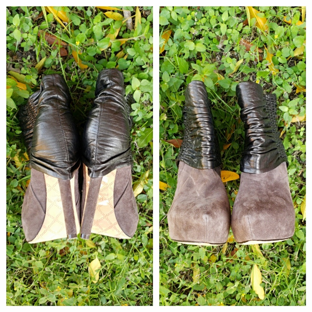 L.A.M.B. Puffy Ruched Booties - Picture 5 of 8